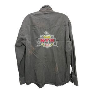 Wrangler 2011 Rodeo NFR Las Vegas National Finals Western Button Down Shirt - L